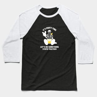 It's Party Time Baseball T-Shirt